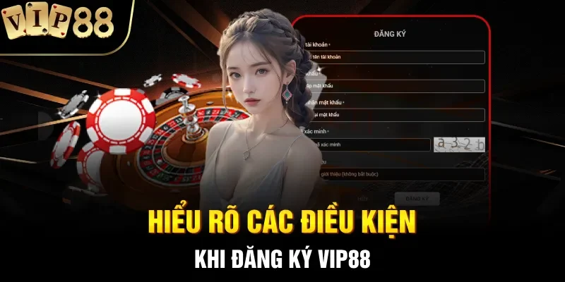 Hiểu rõ các điều kiện khi đăng ký Vip88