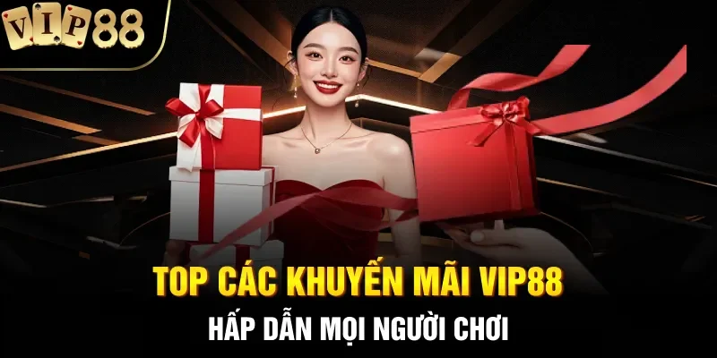 Top các khuyến mãi VIP88 hấp dẫn mọi người chơi